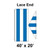 40' x 20' Classic Gable Frame Tent Top, Lace End 40' x 20' Classic Gable Frame Tent Top, Lace End