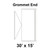 30' x 15' Classic Gable Frame Tent Top, Grommet End 30' x 15' Classic Gable Frame Tent Top, Grommet End