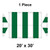 Celina Tent 20' x 30' Classic Gable Frame Tent, 1 Piece, 16 oz. Ratchet Top, shown in green and white with a gable roof structure and side panels for outdoor events and outdoor gatherings.