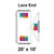 20' x 10' Classic Gable Frame Tent Top, Lace End 20' x 10' Classic Gable Frame Tent Top, Lace End