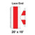 Celina Tent 20' x 10' Classic Gable Frame Tent Top, Lace End, detailed diagram showing the lace end side and dimensions.