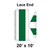 Celina Tent 20' x 10' Classic Gable Frame Tent Top, Lace End, with detailed layout showing the lace end design of the tent top.