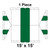 Celina Tent 15' x 15' Classic Gable Frame Tent, 1 Piece, 16 oz. Ratchet Top, top view illustration of the tent with dimensions and structure.