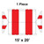Celina Tent 15' x 20' Classic Gable Frame Tent, 1 Piece, 16 oz. Ratchet Top, product image showcasing the tent layout and structure.