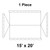 Celina Tent 15' x 20' Classic Gable Frame Tent, 1 Piece, 16 oz. Ratchet Top, technical diagram showing the tent's dimensions and frame layout.