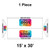 Celina Tent 15' x 40' Classic Gable Frame Tent, 1 Piece, 16 oz. Ratchet Top, with customizable logos on sidewalls and top section, designed for outdoor events and temporary setups.