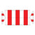 Celina Tent 15' x 30' Classic Gable Frame Tent, 1 Piece, 16 oz. Ratchet Top, technical diagram showing the top view and side panels with red and white color scheme.