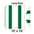 Celina Tent 15' x 15' Classic Gable Frame Tent Top, Lace End, with detailed layout of the tent top and lace side panels.
