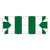Celina Tent 10' x 30' Master Frame Tent, 1 Piece, 16 oz. Ratchet Top Replacement, image of a green and white checkered tent top with ratchet straps.