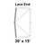 30' x 15' Master Frame Tent Top, Lace End 30' x 15' Master Frame Tent Top, Lace End