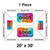 Celina Tent 20' x 30' Master Frame Tent, 1 Piece, 16 oz. Ratchet Top, with customizable logo banners on the sides and top.