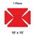 10' x 15' Fast Shade Top, Red 10' x 15' Fast Shade Top, Red