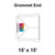 15' x 15' Master Frame Tent Top, Grommet End 15' x 15' Master Frame Tent Top, Grommet End