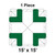 Celina Tent 15' x 15' Classic Pole Tent, 1 Piece, 16 oz. Ratchet Top, top view diagram of the tent layout with green sections and measurements.