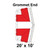 20' x 10' Classic Pole Tent Top, Grommet End 20' x 10' Classic Pole Tent Top, Grommet End