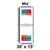 Celina Tent 30' x 15' Premiere I Series High Peak Pole Tent Top, Mid Section, with customizable logo area showing placeholder logos and measurement details.