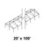 20' x 100' Gable Series Frame