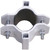 2'' to 3'' Pole Clamp, a sturdy metal clamp with adjustable screws for securing poles.
