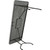 Mayfield Chair and 6' Resin Banquet Table Set, folded metal table with black legs and gray textured surface
