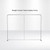 Straight Tension Fabric Display, 10' Double Sided with Hardware