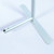 Straight Tension Fabric Display, 10' Double Sided with Hardware, close-up of the white metal support pole and base for easy setup and stability.