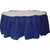 14' Plastic Skirt - Navy Blue, close-up view of navy blue plastic skirt on a white background.