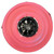 Disposable Pole Cover - Fuchsia/Pink, close-up of a roll of pink disposable pole covers with a black core