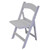 Event Rental Startup Revenue Bundle, white folding chair for event seating.