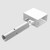 Double Tube Ridge Support Bracket, metal support bracket for structural reinforcement with mounting components.