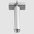 1 Way End Rail Fitting, metallic pipe joint with a T-shaped connector for end rail installation.