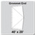 40' x 20' Master Series Frame Tent Grommet End, 16oz. Ratchet Top, Solid White