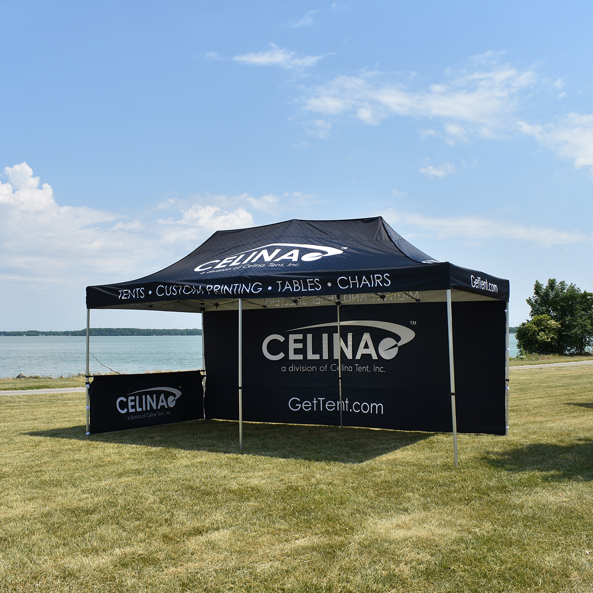 Firework tent set up for seasonal sales