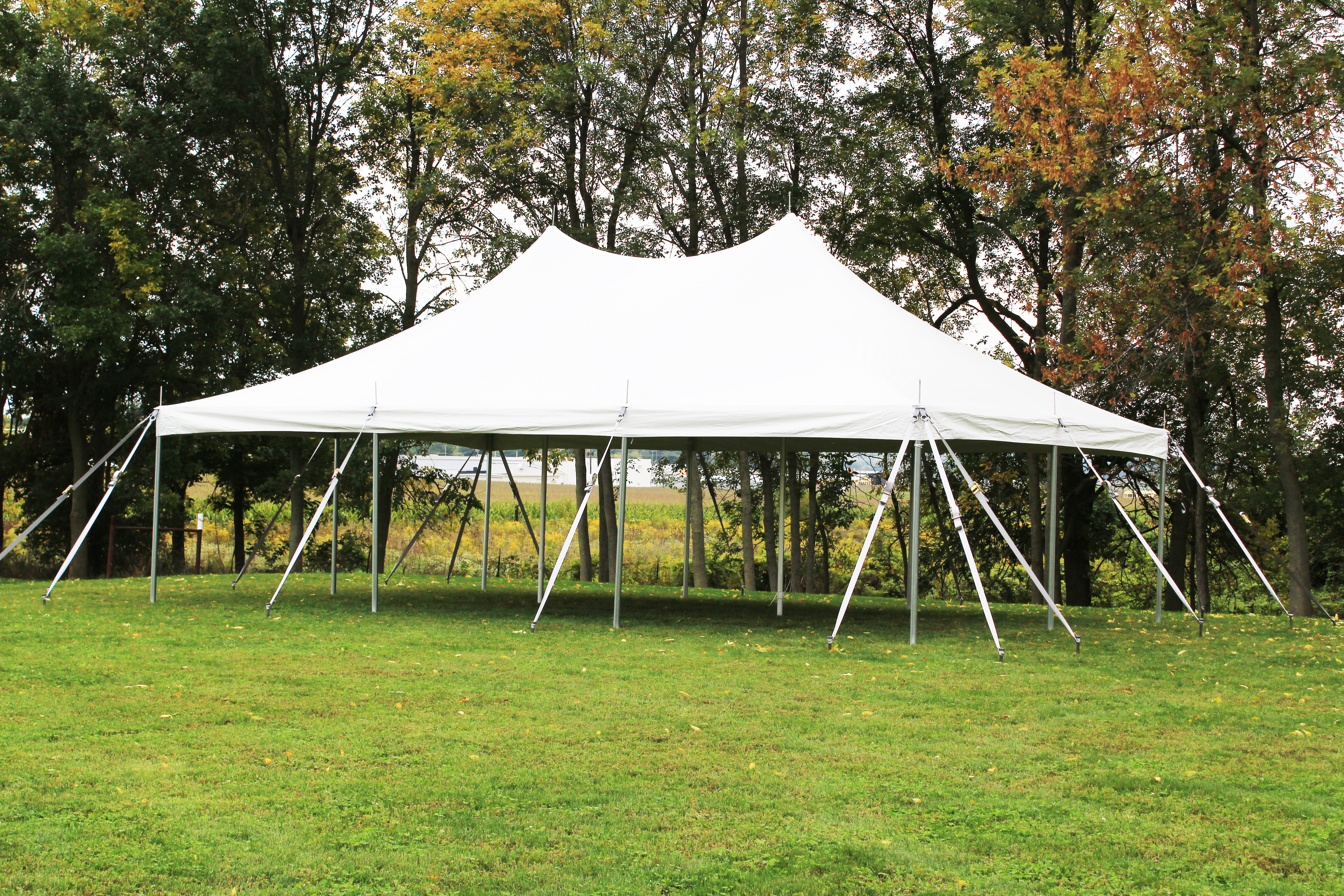 20x30 High Peak Pole Tent setup