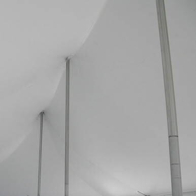 Interior layout of a 20x40 event tent