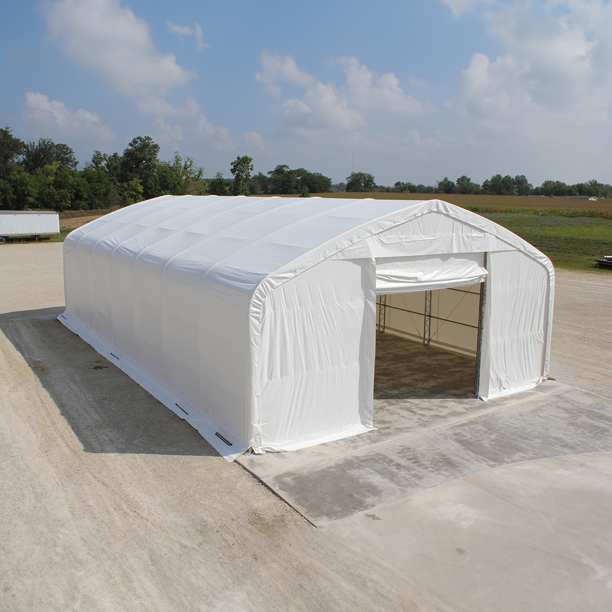 Industrial tent shelter for heavy-duty applications