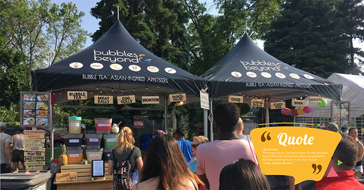 Pop up event setup example