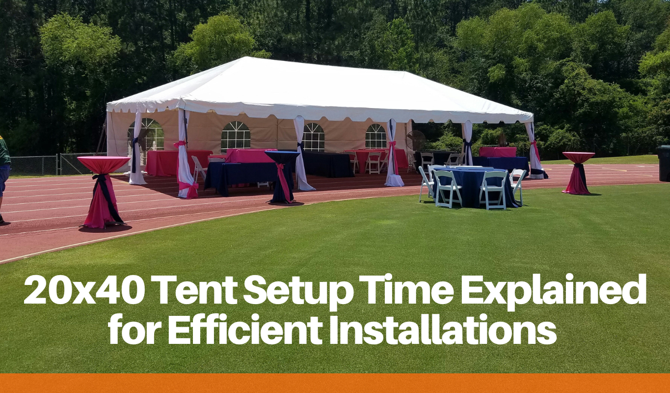 20x40 Tent Setup Time Explained for Efficient Installations