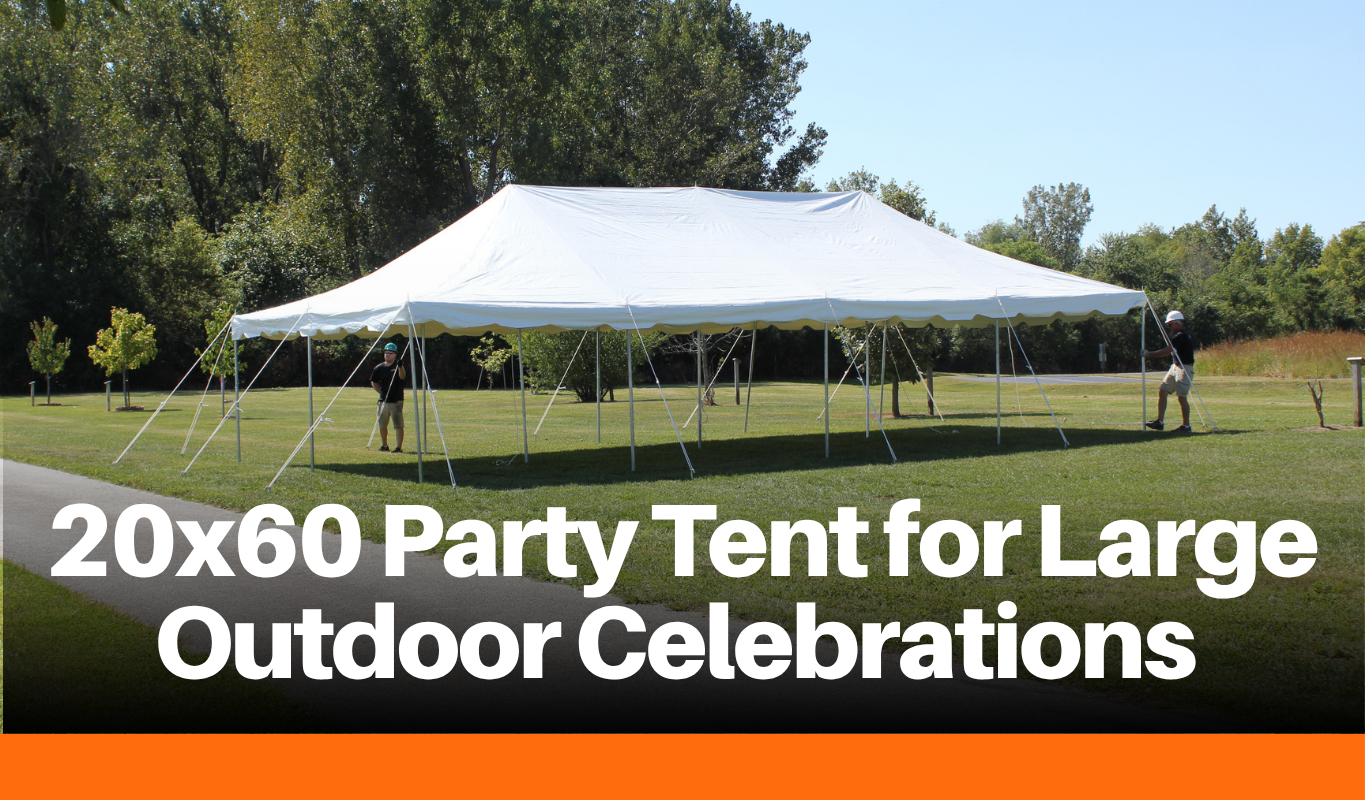 20x60 Party Tent for Large Outdoor Celebrations 