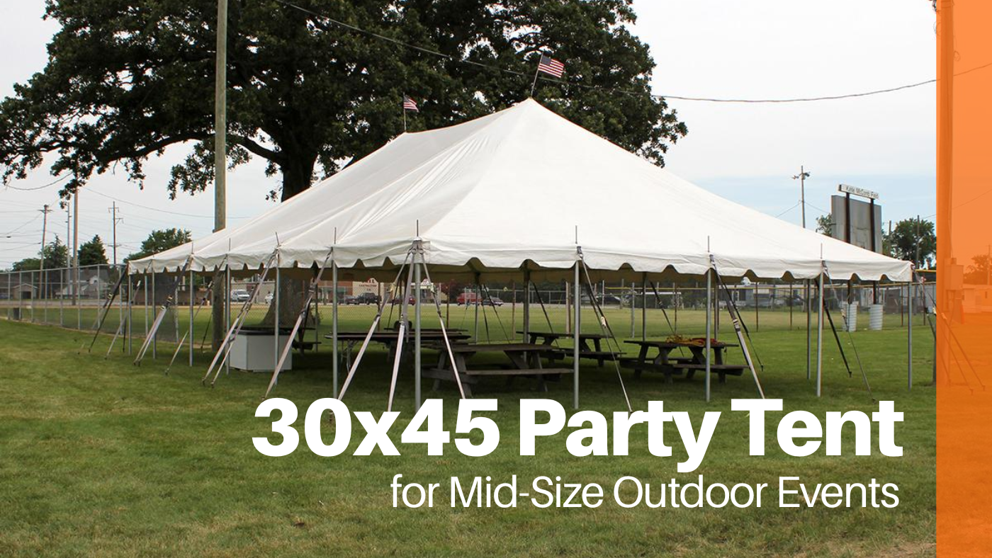 30x45 Party Tent for Mid-Size Outdoor Events