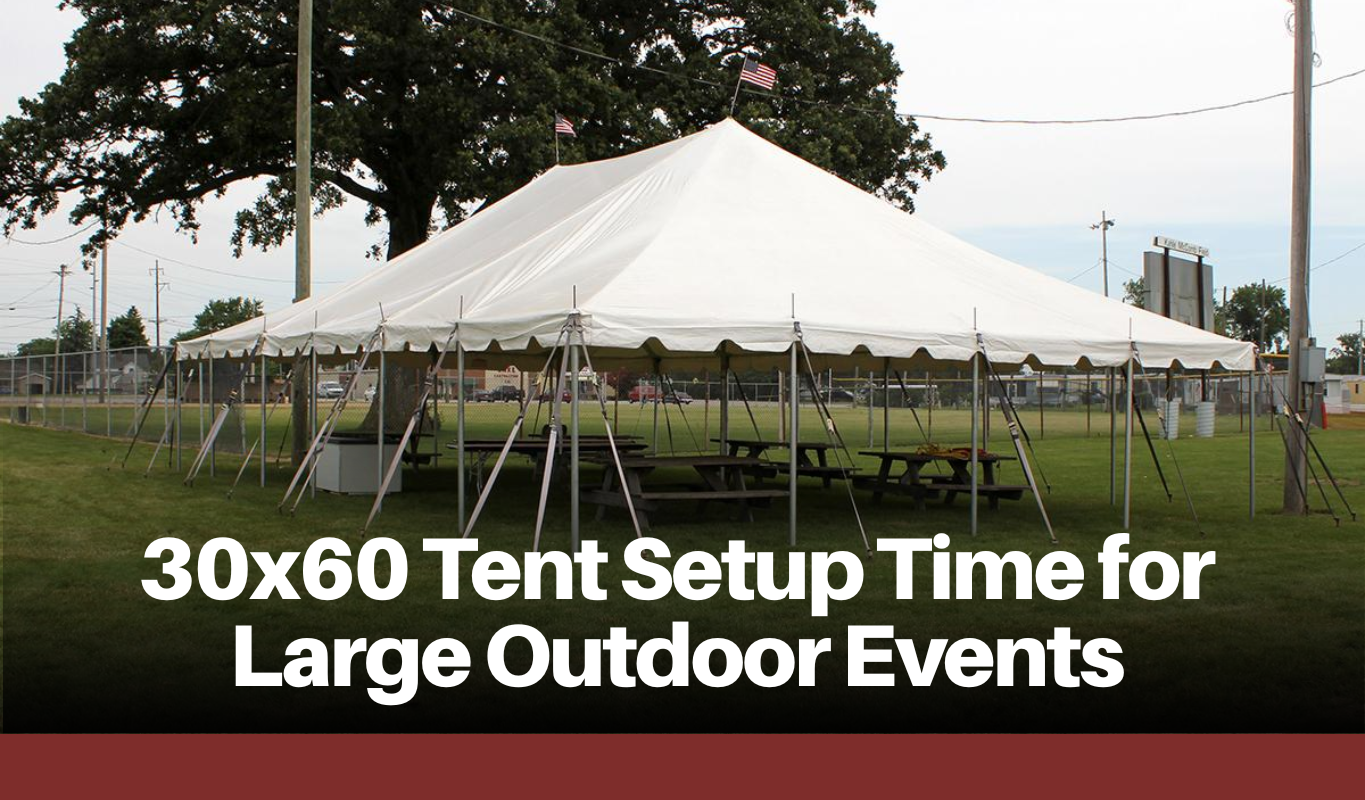 30x60 Tent Setup Time for Large Outdoor Events