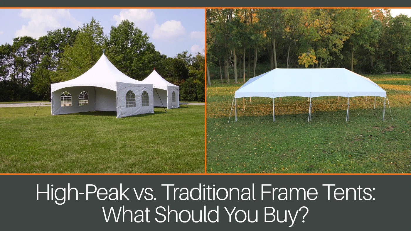 High-Peak vs. Traditional Frame Tents: What Should You Buy?