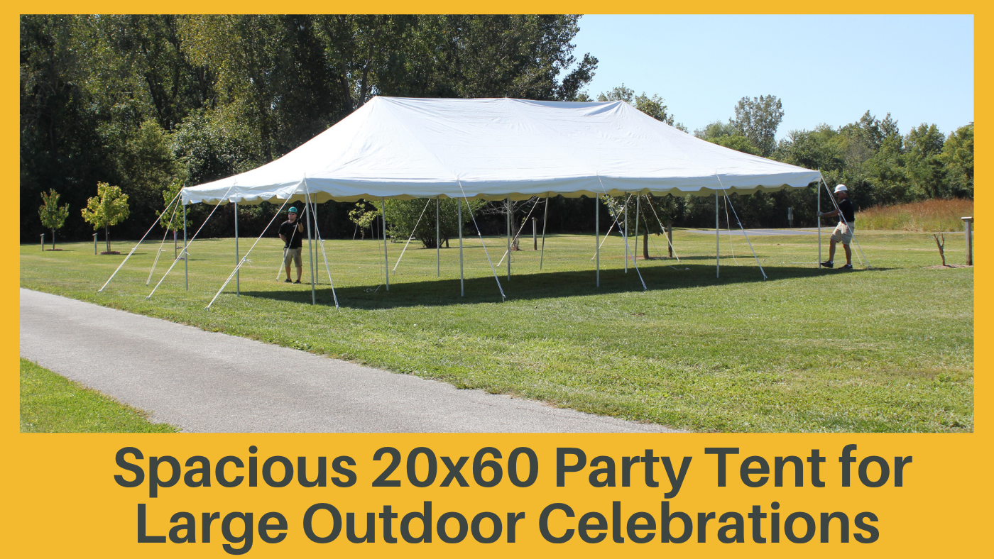 Spacious 20x60 Party Tent for Large Outdoor Celebrations 