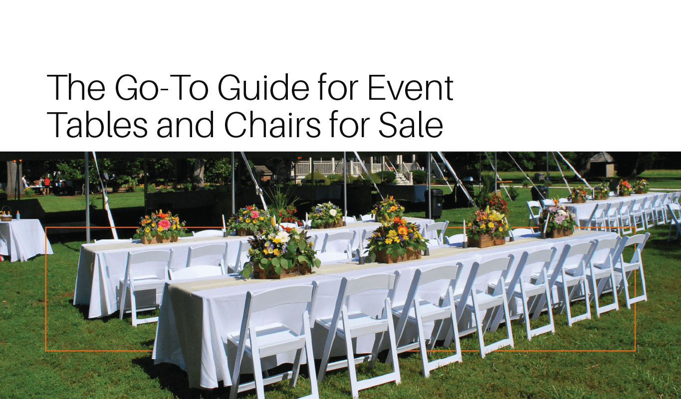 The Go-To Guide for Event Tables and Chairs for Sale