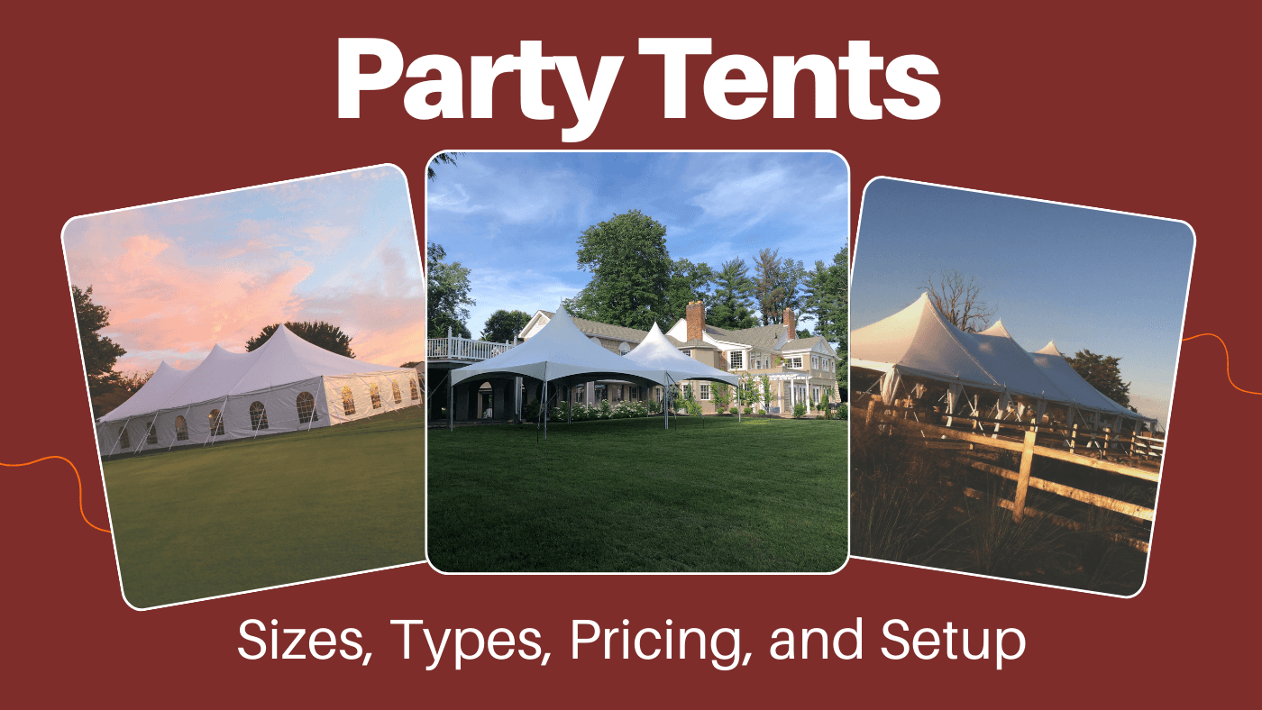 Party Tents: Sizes, Types, Pricing, and Setup - CELINA