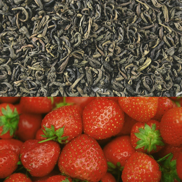 Strawberry Flavored Green Tea (Loose Tea)
