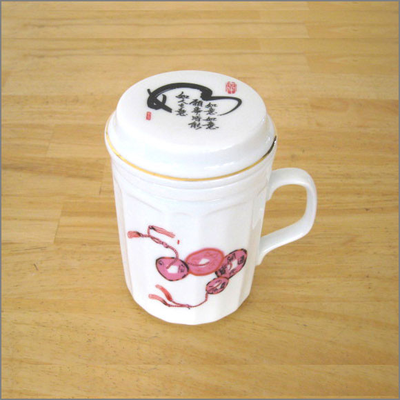 Porcelain Tea Infuser Mug