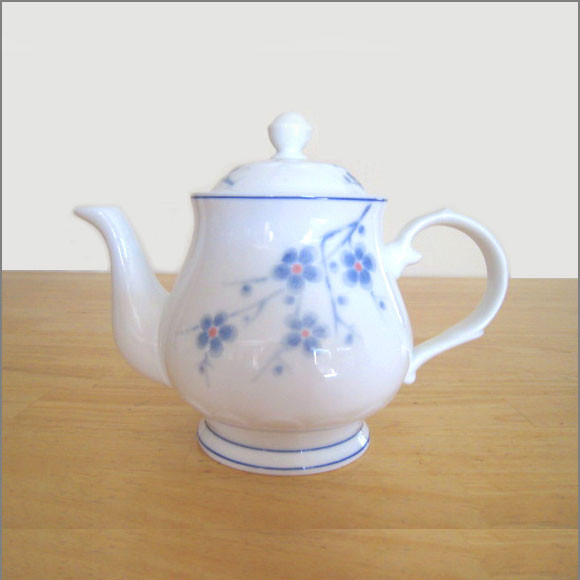 Porcelain Teapot Cherry Blossom Design