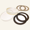 Replacement Glass & Gaskets for 1" with Neoprene Seals-TXZ 22 N