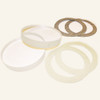 Replacement Glass & Gaskets for 1/2" & 3/4" with PTFE Gylon Seals -TXZ 15 D5