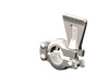 Tri-Clamp Clamp, Double Pin Hinged Plate, Wingnut, GRQ, 304 Stainless Steel